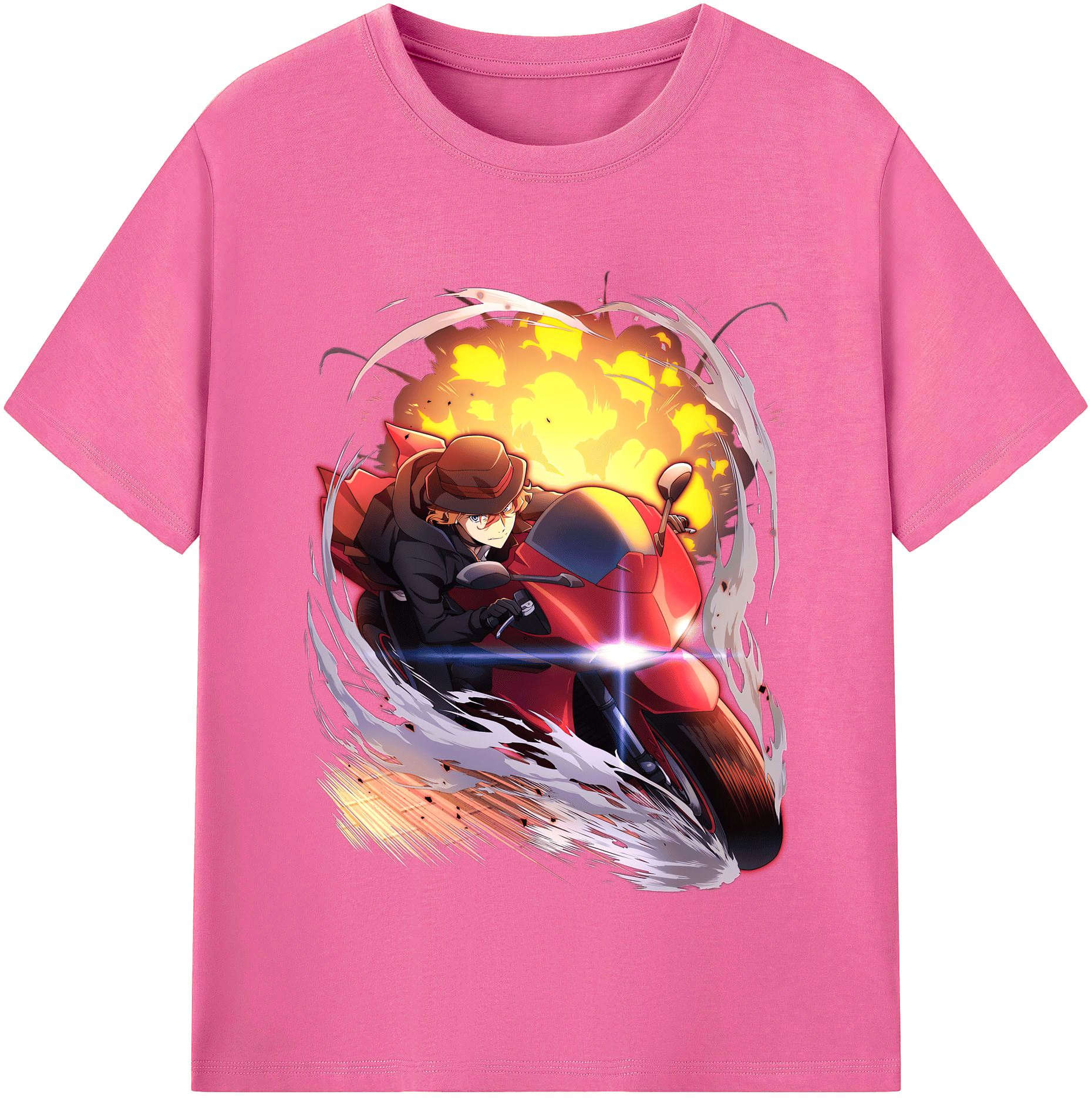 （画像用） 文豪ストレイドッグス Bungo Stray Dogs レディースカジュアルプリントTシャツ（綿100％）